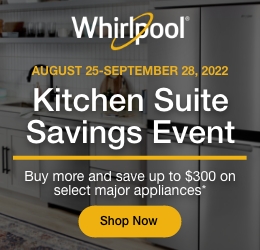 Whirlpool kitchen suite savings event
