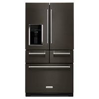 KitchenAid Black Stainless Steel Refrigerator